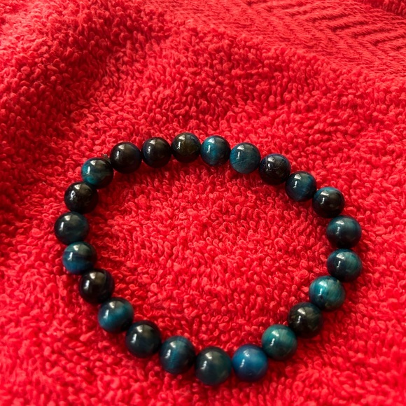 Blue tigers eye bracelet - Picture 2 of 2